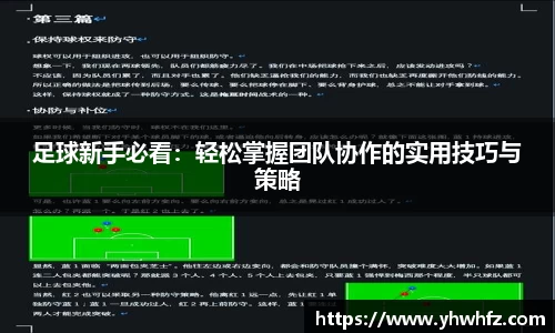 足球新手必看：轻松掌握团队协作的实用技巧与策略